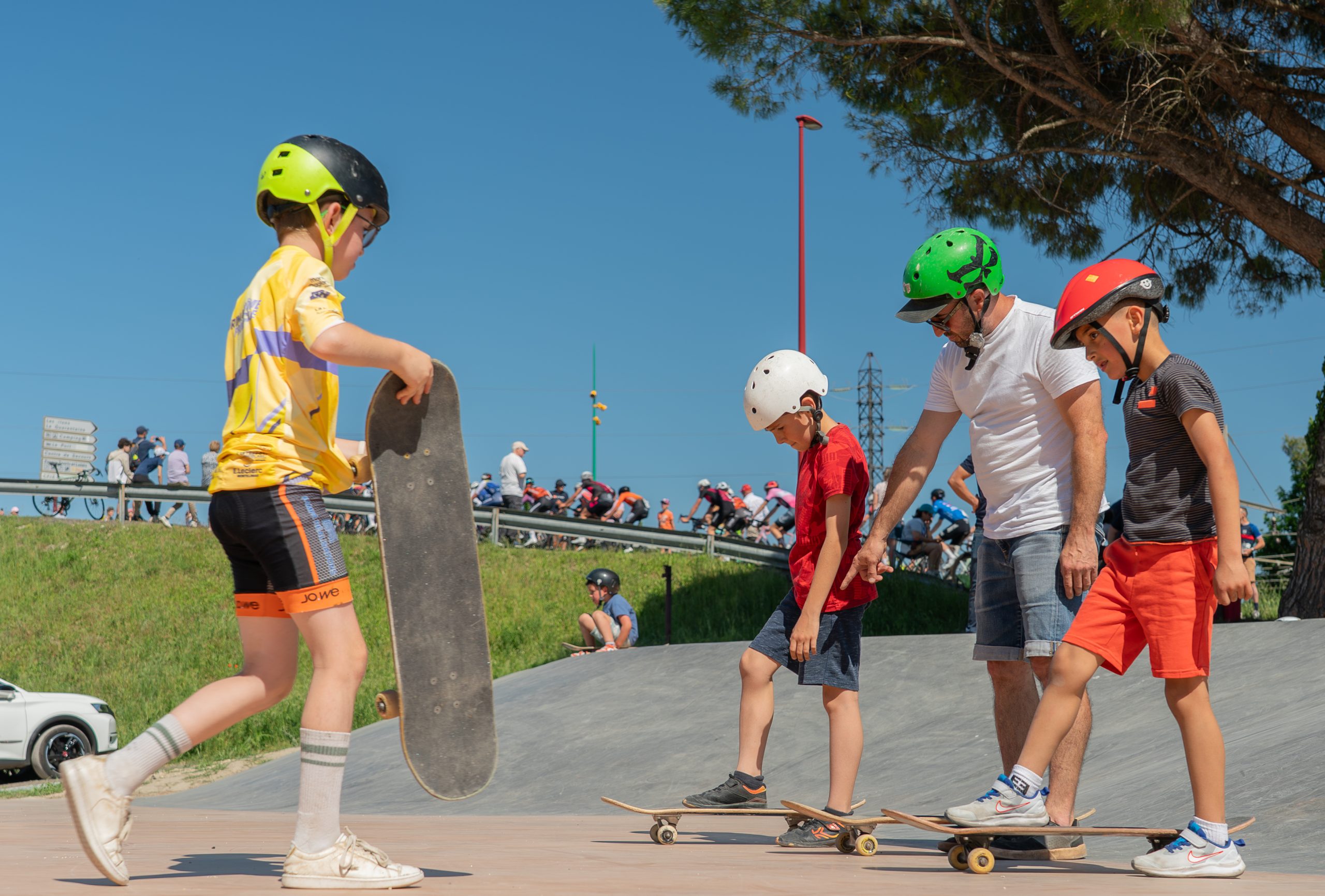 Apprentissage skate Slide Monteil
