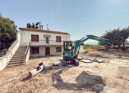 Début des travaux local Secours Populaire Maison Doudou