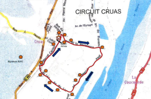 Circuit course cycliste 1er mai Cruas